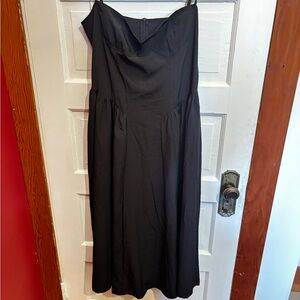 Elegant Black Bustier Dress